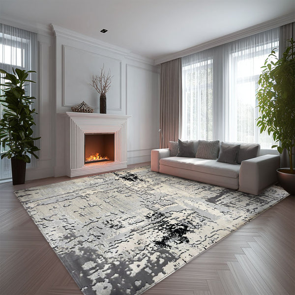 Covor Antic New Home Gri Antracit 5644B