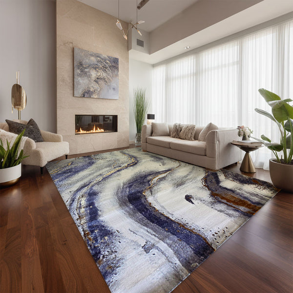 Covor Marble Gri Crem 0067A