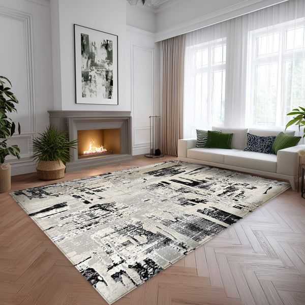 Covor Antic New Home Gri Antracit